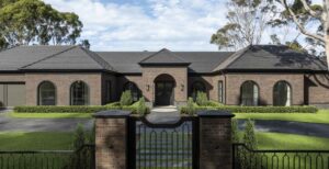 Custom Homes Werribee|Custom Homes Werribee|Evans Building Group|Premium interior finishes|Book-matched marble benchtop|Luxury family residence|Ensuite bathroom|Custom cabinetry design|Victorian architecture Werribee|Werribee luxury home|Modern European Home|Dome ceiling design|Circa Curated materials|Suspended brick fireplace|Modern classic interiors|Luxury interior detailing|Victorian luxury builders|Evans Building Group|Custom architectural joinery|Custom steel-framed windows|Architectural arches