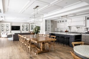 Hamptons Style Kitchen Dining and LIving||||Hamptons Style Breakfast Nook|||Hamptons Style Luxury Bathroom||||||