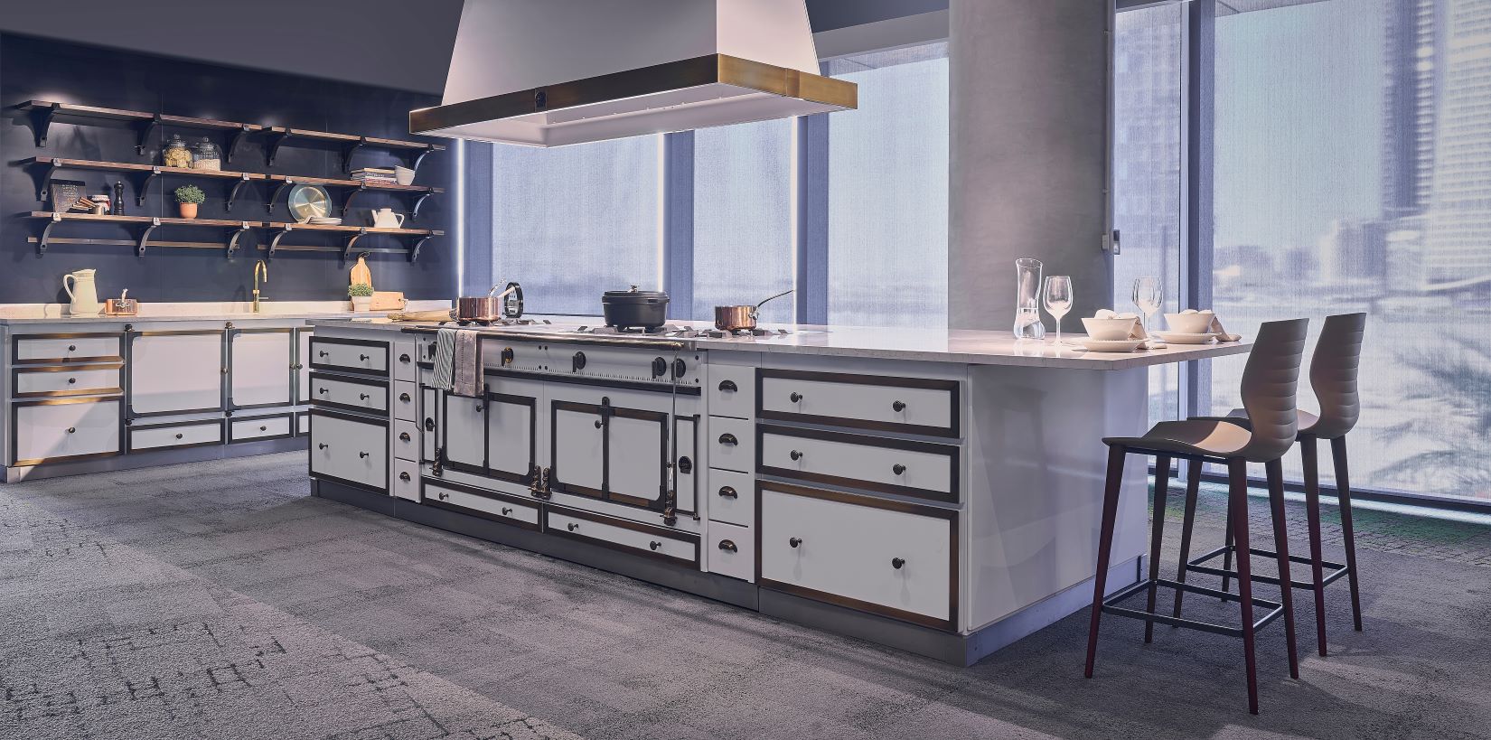 La Cornue Custom Oven|La Cornue Logo||La Cornue|Custom Colour Ovens|||La Cornue||Custom Colour Ovens