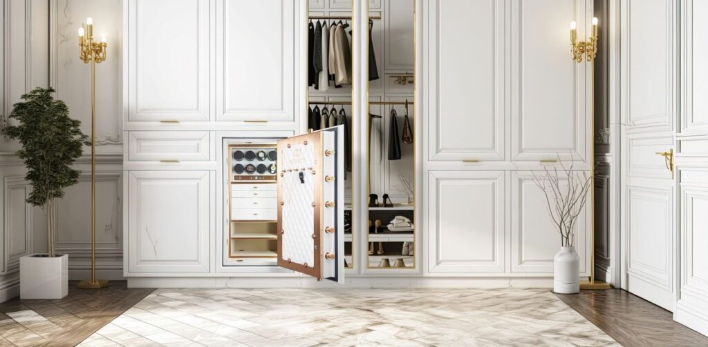 |||||Custom luxury home safe with signal-blocking technology|Luxury safes|||||||