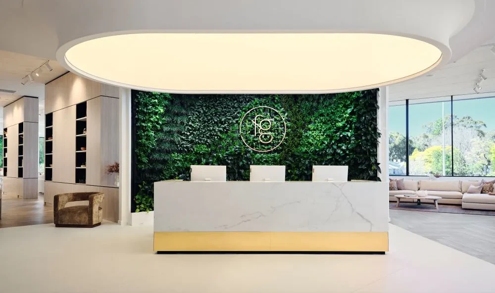 biophilic design|O2 Greenspace|luxury indoor plant design|custom plant walls|luxury landscape greenery|vertical garden design|indoor plant installations
