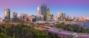 Perth City Skyline