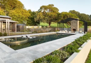 |Red Hill landscape design|rural landscape architecture|rural outdoor living design|Rural landscape design Australia|wet-edge spa design|TLC Pools project|Rural landscape design Australia