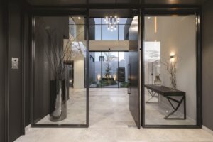 ||||||||||||||||||||||Portico Entry in Luxury Custom Home||