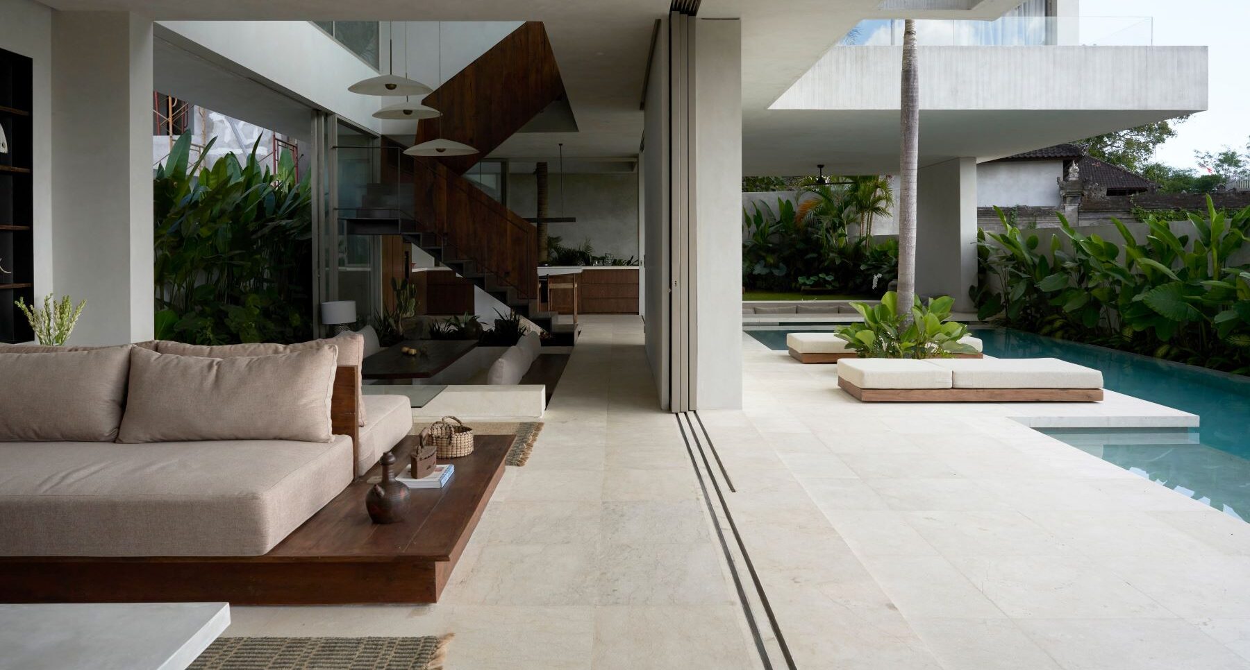 Villa Kiliki|Pererenan Bali luxury living|Bali luxury living|Bali modern villa|Luxury villas|Pererenan Bali villas|Sunken dining area villa|Kalma Villas design|Bali villa with private pool|Western-standard villa Bali