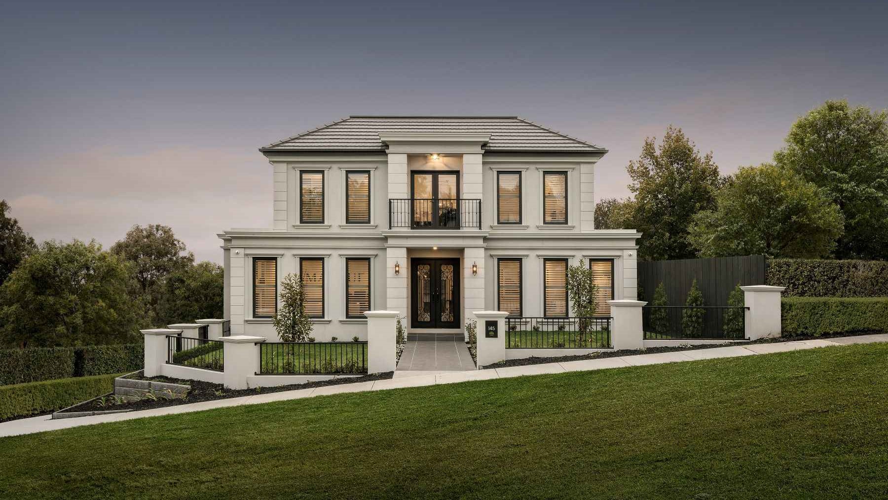 Custom Homes Ashwood|Marque Homes|Luxury that lasts|Modern French Provincial kitchen|Bespoke home design|Architectural home design|Open-plan living|Personalised home design|Luxury builder Australia|Custom bedroom interiors|Luxury bedroom design|Walk-in wardrobe|Spa-inspired bathroom|Home office and library|French Provincial bedroom|5-bedroom luxury home|Timeless bathroom style|Town planning assistance|Freestanding bathtub|||Ashwood Luxury Display Home
